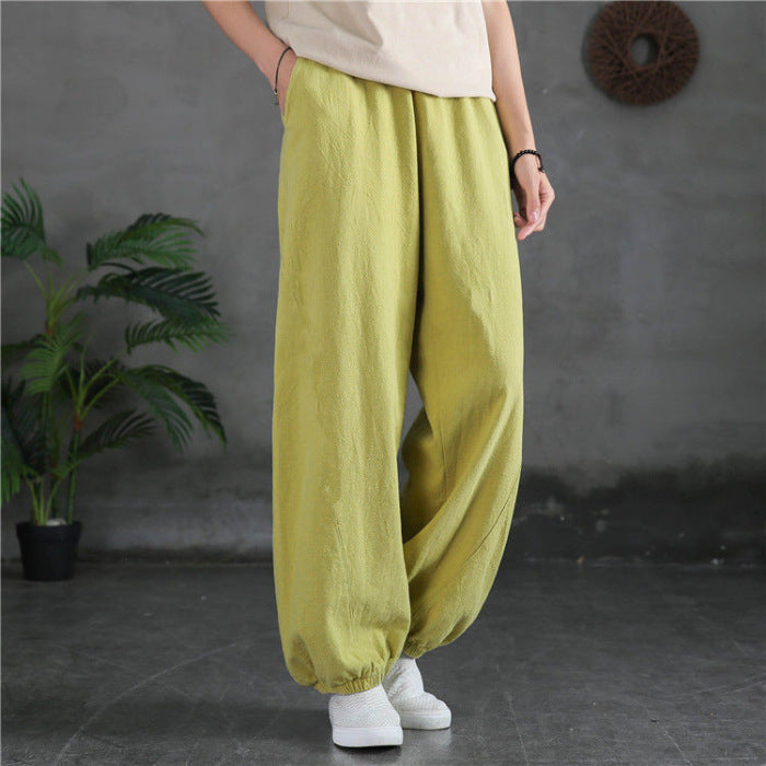 Women's New Art Retro Loose Relaxed Pants