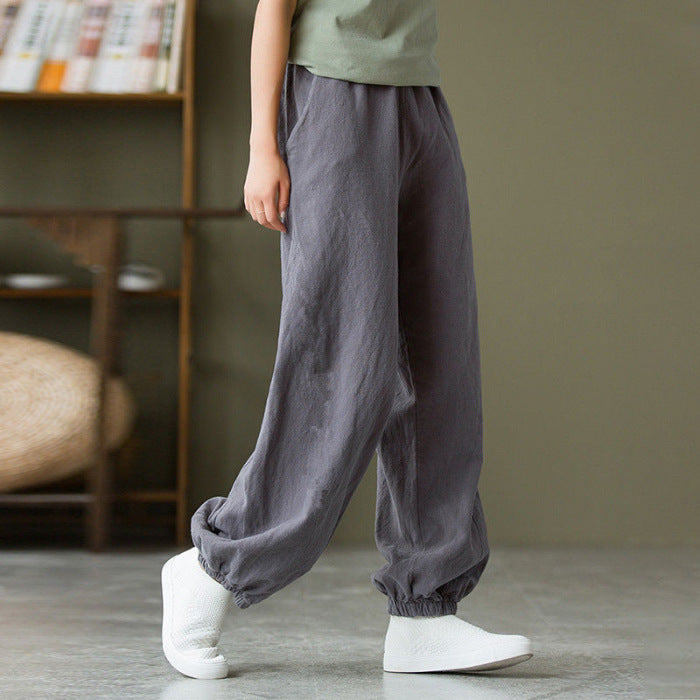 Women's New Art Retro Loose Relaxed Pants