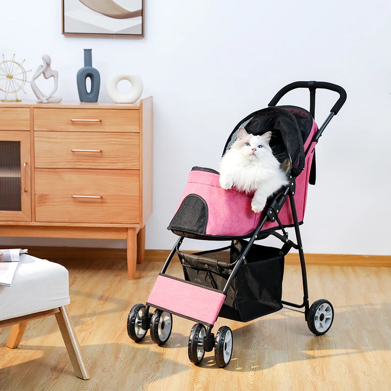 Stable Pet Carrier Stroller for Foldable Jogger Stroller