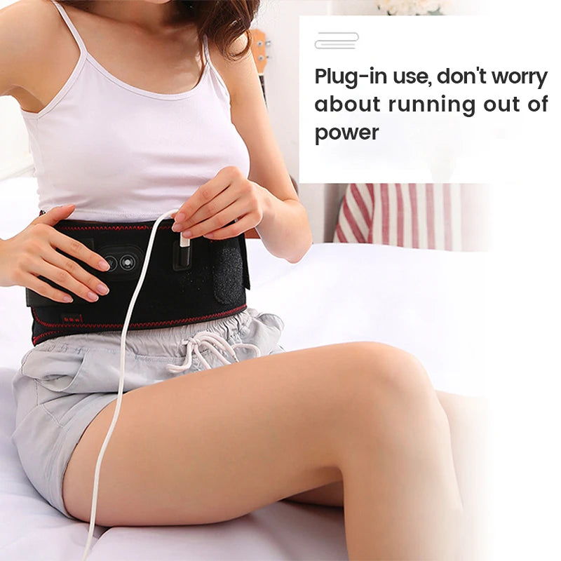 Electric Waist Posture Corrector Infrared Heating Massage Belt