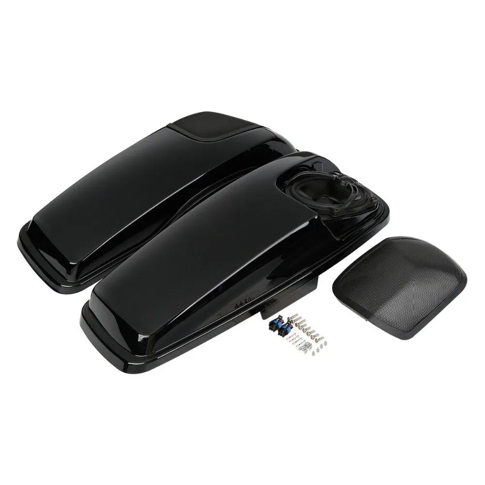 Motorcycle Saddlebag Lids W/ 5"X7" Speakers For Harley Touring Electra Street Glide 2014-2023 2020