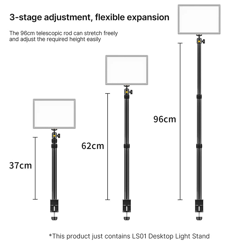 VIJIM LS01 Extend C Tripod Clamp 90cm Desk Light