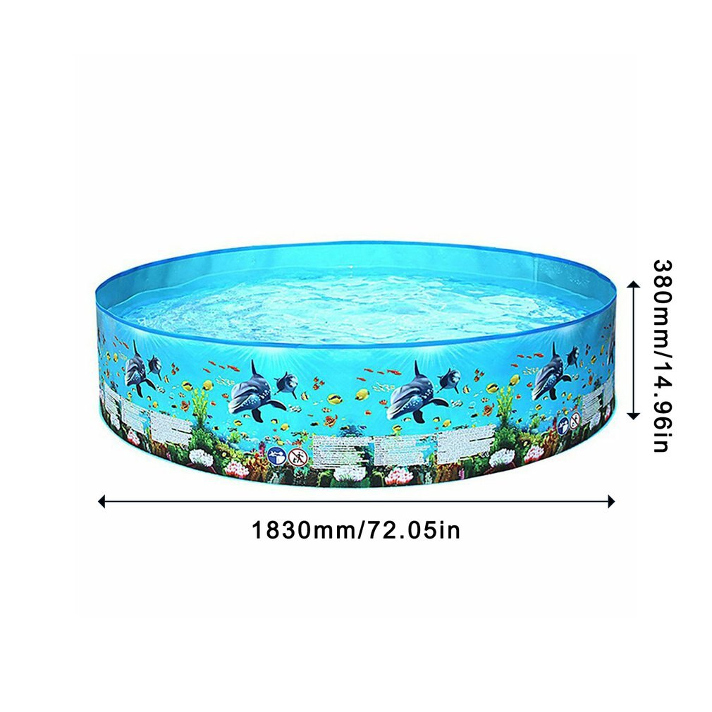 Hot Newest Family Pool Blow Up Pool Swimming Pools Above Ground Folding Round Bathing Tub Outdoor For Adults Kids Fast Delivery