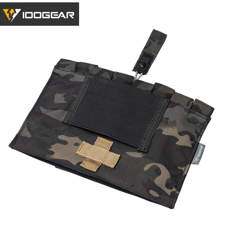 IDOGEAR Tactical Medical Pouch Organizer First Aid Kit Bag MOLLE 9022B Medical Emergency Equipment Airsoft Hunting 3548