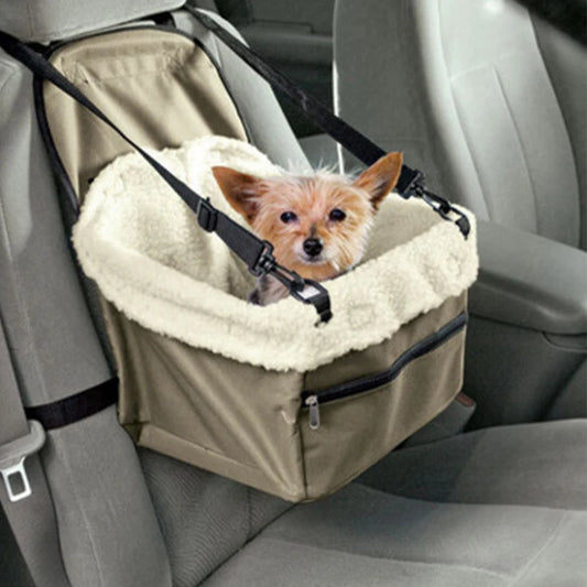 Leisure Solid Dog Car Seat Cover Folding Hammock