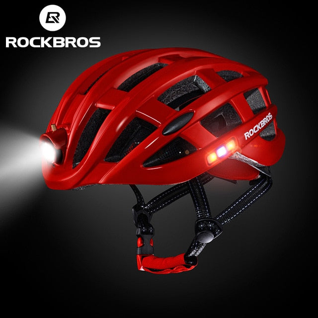 ROCKBROS Light Cycling Helmet Bike Ultralight Helmet Electric Bicycle Helmet Mountain Road Bicycle MTB Helmet Bike Helmet Light