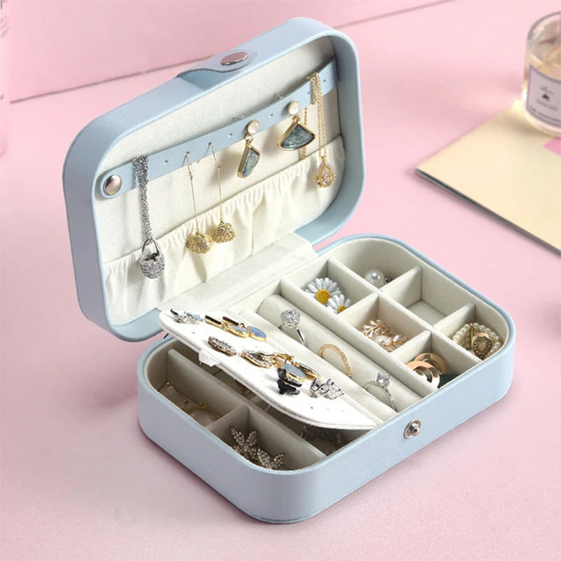 PU Leather Jewelry Storage Box Portable