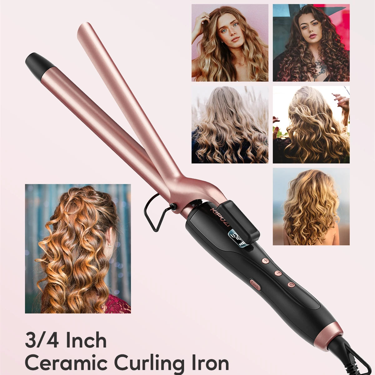 Professional multifunctional Curling Iron Instant Heating