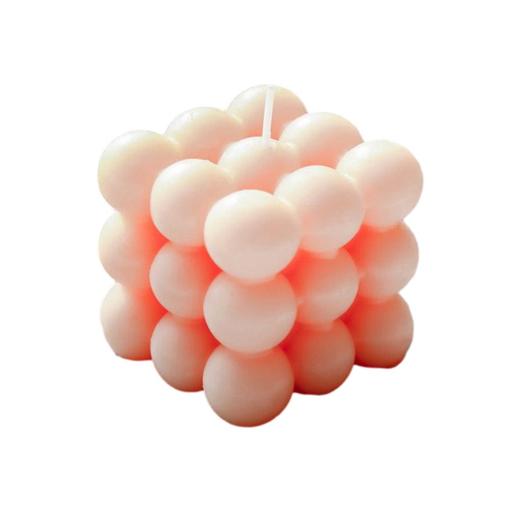 Bubble Candle Soy Pure Wax Gifts For Home Ornaments Round Magic Cube Candle Mould Soy Wax Essential Oil Aromatherapy Candle - DJVWellnessandPets