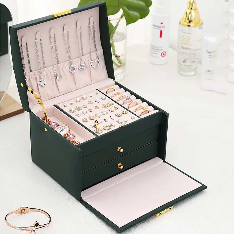 PU Leather Jewelry Organizer Portable