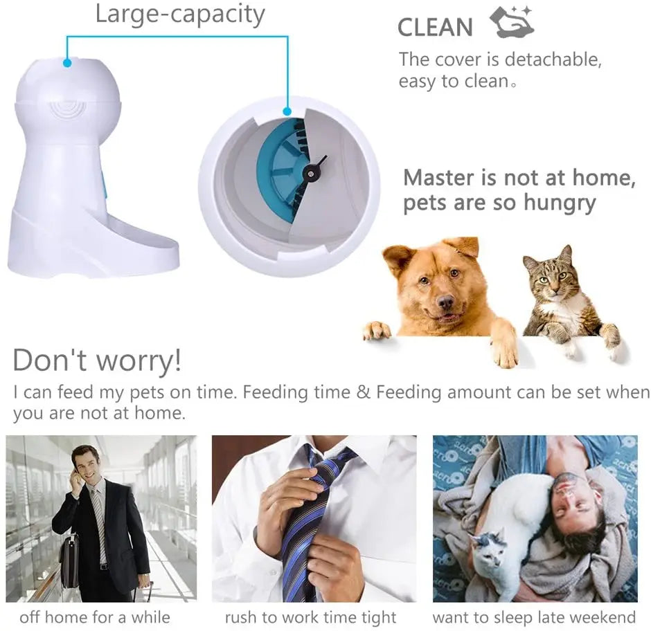 Automatic Pet Feeder With Voice Record