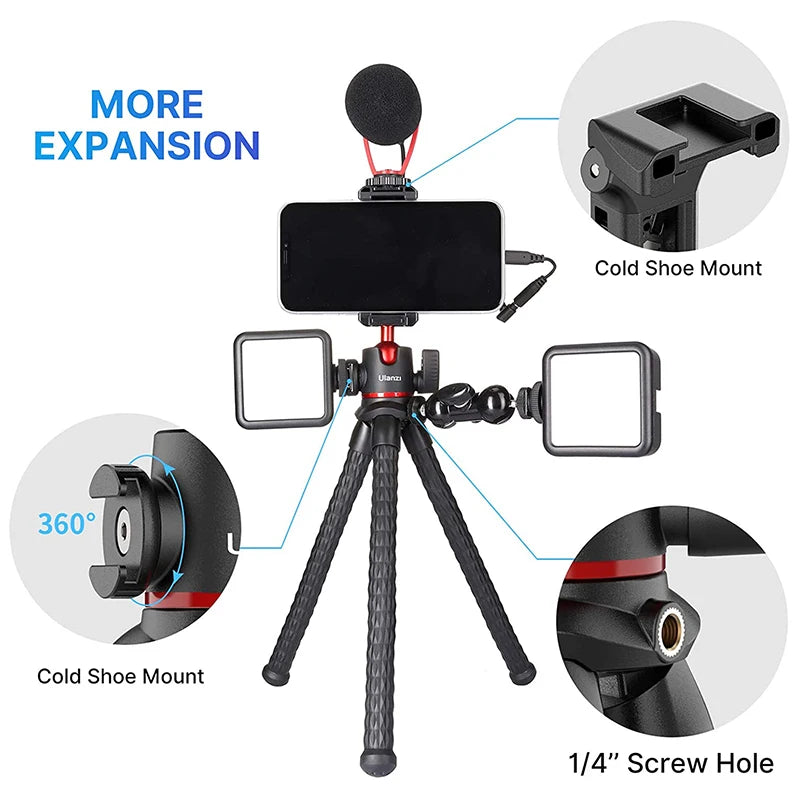 VIJIM Ulanzi MT-33 Flexible Octopus Tripod for Phone Camera