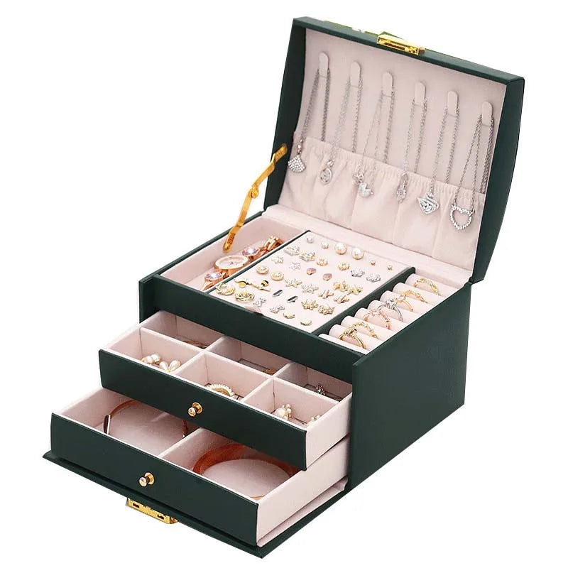 PU Leather Jewelry Organizer Portable