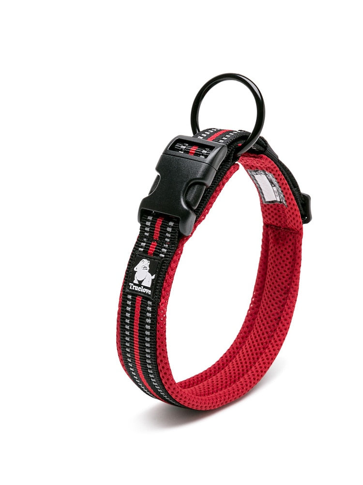 Truelove Pet Dog Collar Nylon Adjustable Webbing Padded Soft Reflective Durable Heavy Duty Training Custom Luxury Cat TLC5011