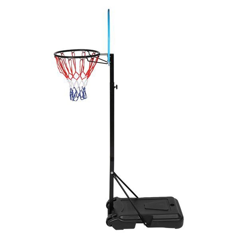 Adjustable Adults Kids Indoor Mobile Basketball Stand Hoop Outdoor Sports Shooting Rack Basket Rim Backboard Gear Entertainment