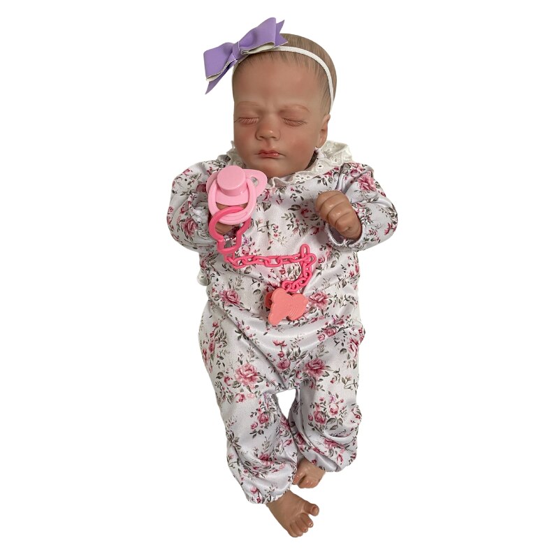 【Doll】43CM 3D Painted Baby Doll Sleeping Girl So Adorable Gift