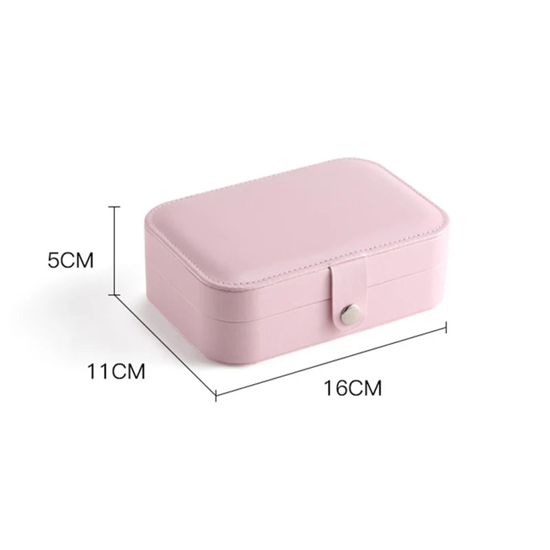 PU Leather Jewelry Storage Box Portable