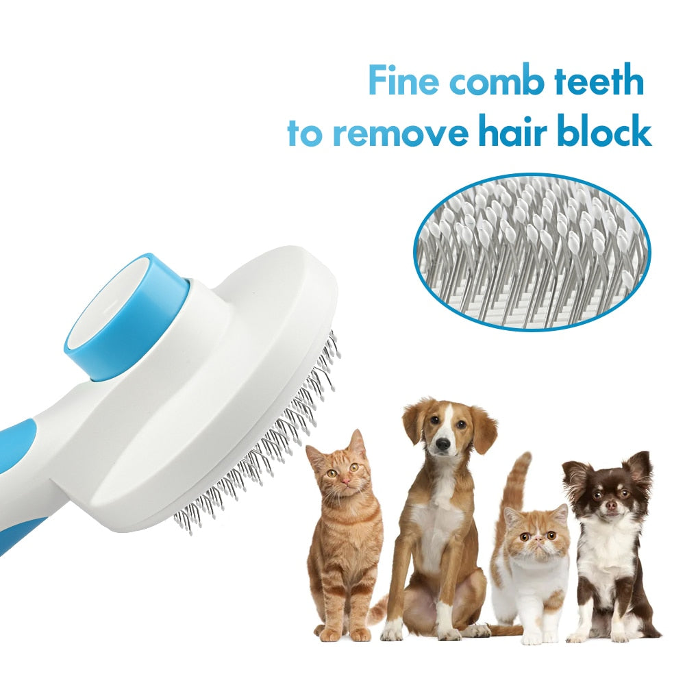 MASBRILL Cat Comb Dog Removes Hairs Soft Brush Comb Cat Hair Cleaner Beauty Products Grooming Massage Brush For Dog Cat Supplies