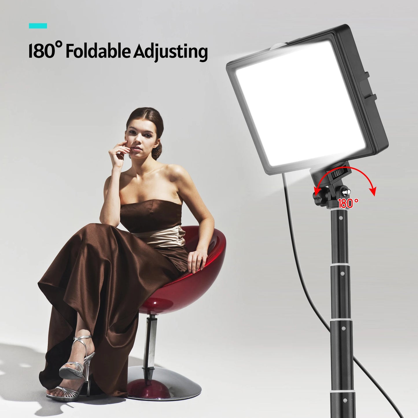 Andoer USB LED Video Light Photography Lighting 3200-5600K