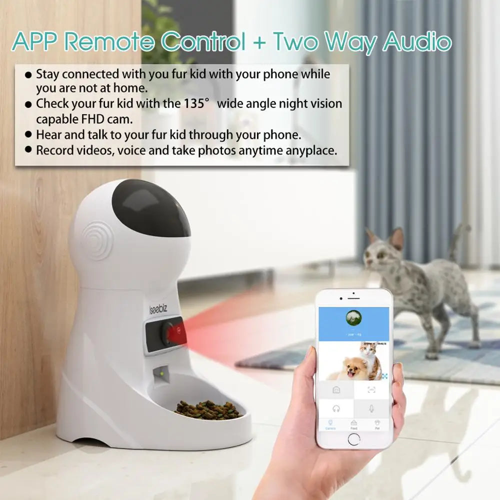 Automatic Pet Feeder With Voice Record