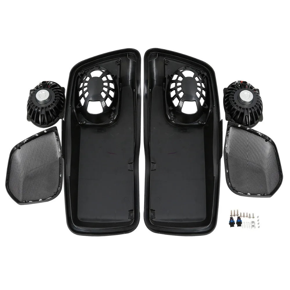 Motorcycle Saddlebag Lids W/ 5"X7" Speakers For Harley Touring Electra Street Glide 2014-2023 2020