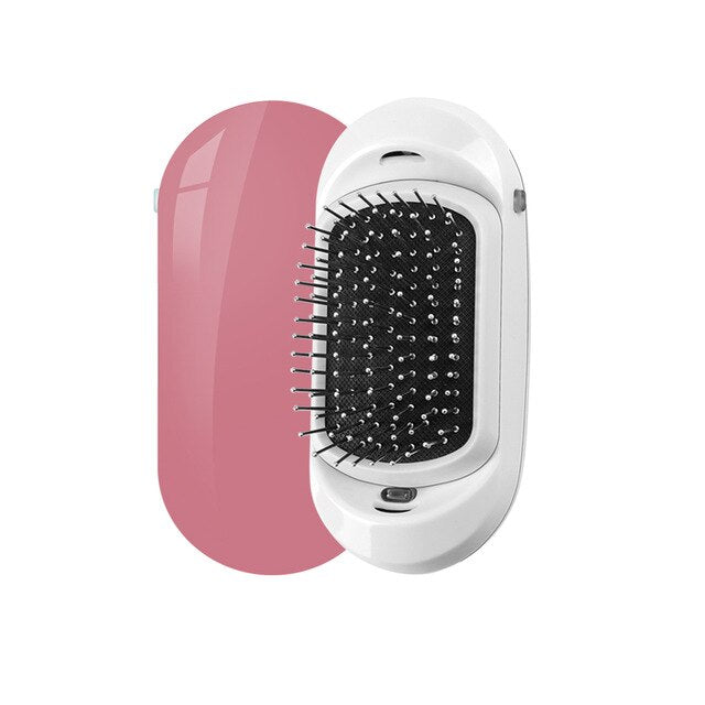 New Version Ionic Hairbrush Portable Negative Ions Product Electric Massage Hairbrush Anti-static Hair Brush