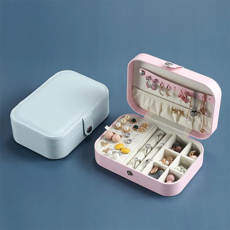 PU Leather Jewelry Storage Box Portable