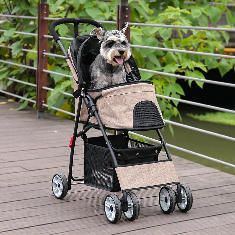 Stable Pet Carrier Stroller for Foldable Jogger Stroller