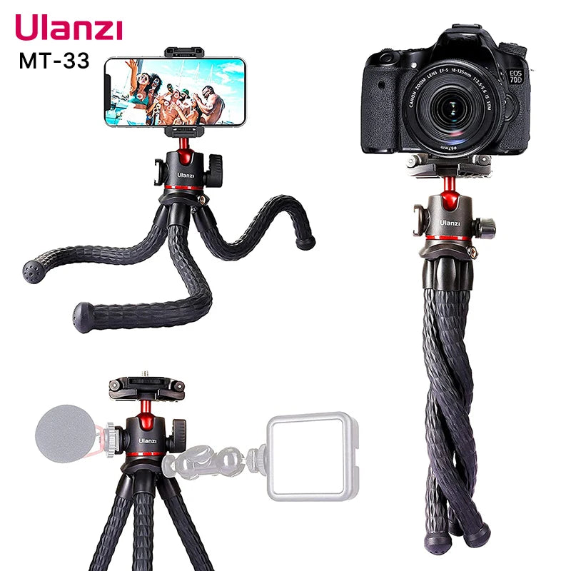 VIJIM Ulanzi MT-33 Flexible Octopus Tripod for Phone Camera