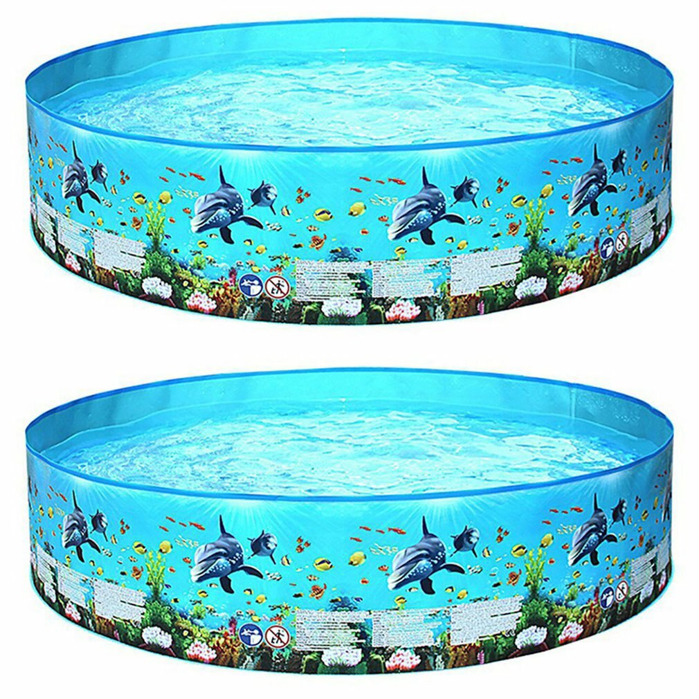 Hot Newest Family Pool Blow Up Pool Swimming Pools Above Ground Folding Round Bathing Tub Outdoor For Adults Kids Fast Delivery