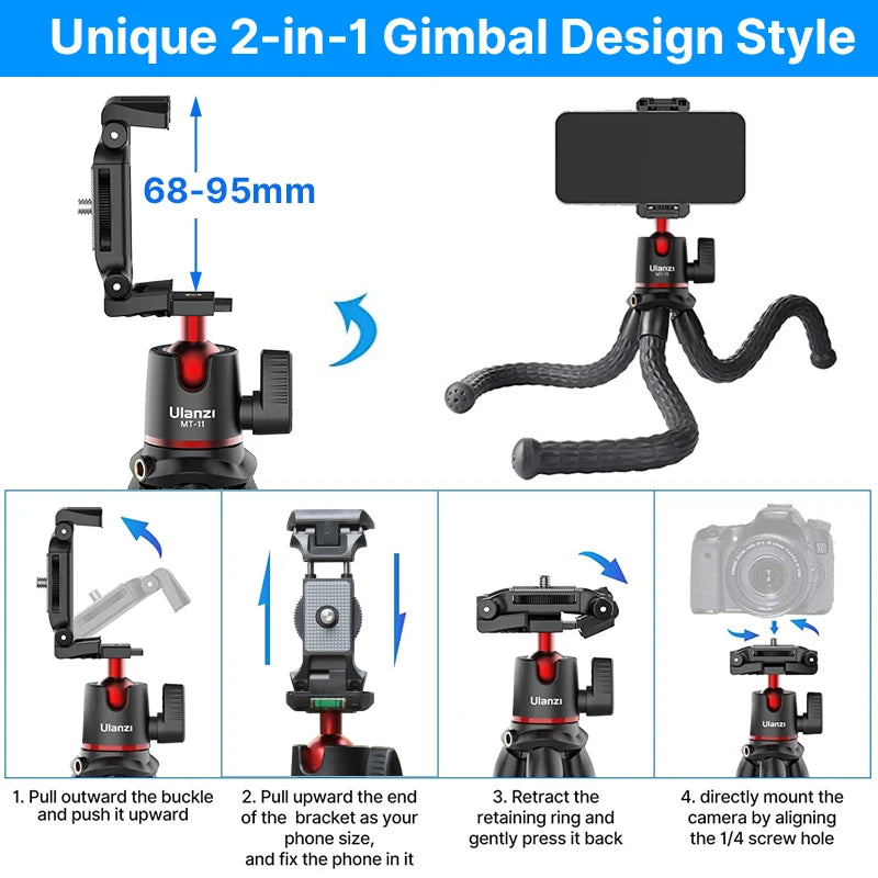 Ulanzi MT-11 Flexible Octopus Tripod