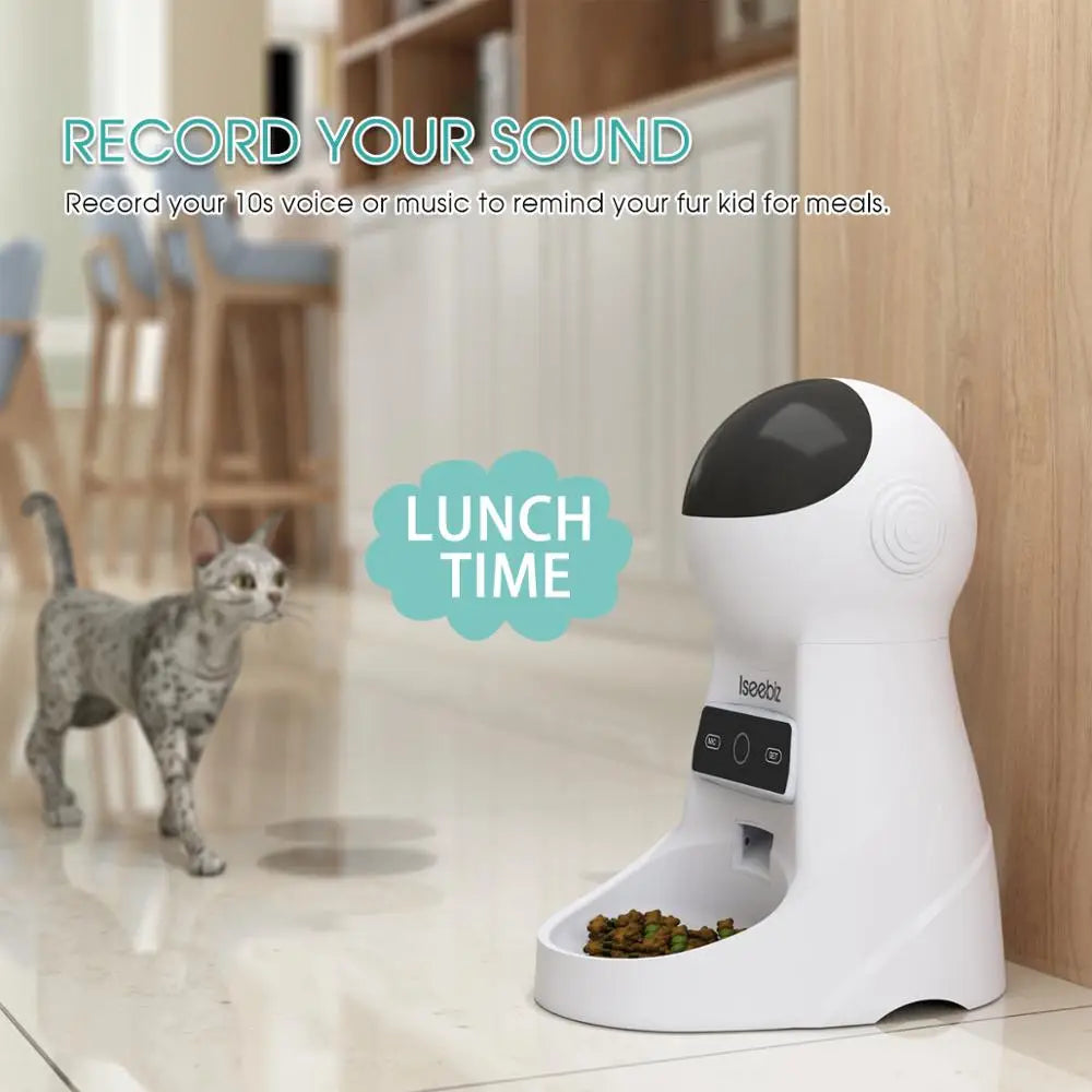 Automatic Pet Feeder With Voice Record