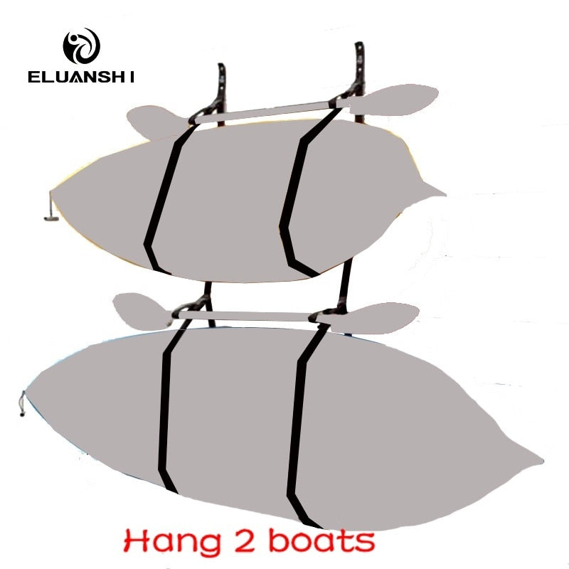 Webbing Hanger Strap - Set of 2 paddle kayak de pesca bateau canoe rubber fishing Boat accessories SUP Surfboard marine black