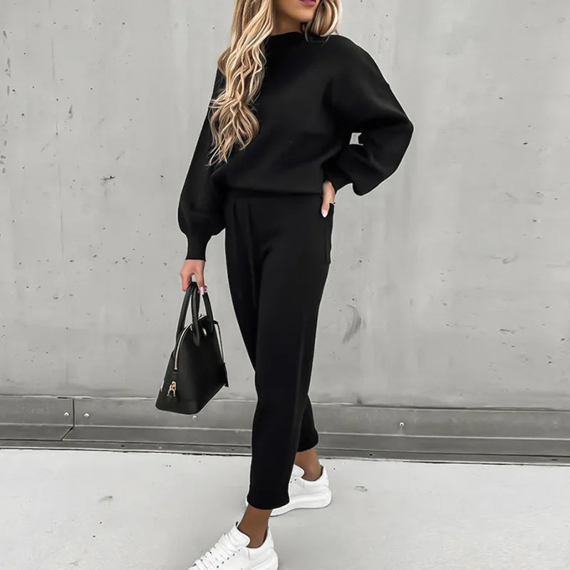 Hoodies Suit Winter Spring Solid Casual Tracksuit