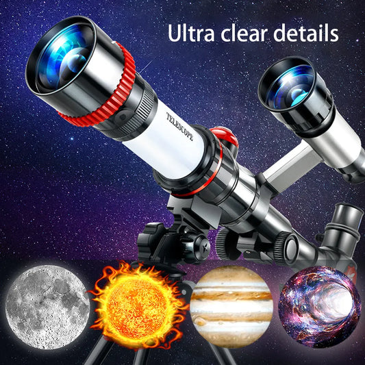 HD Professional Astronomical Telescope Dual-Use Science Experiment Monocular Stargazing Binoculars Teaching Aids for Students
