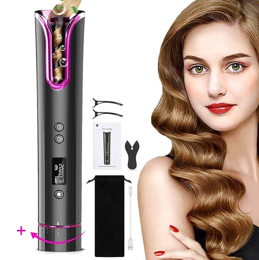 Automatic Hair Curler Wireless USB Rechargeable