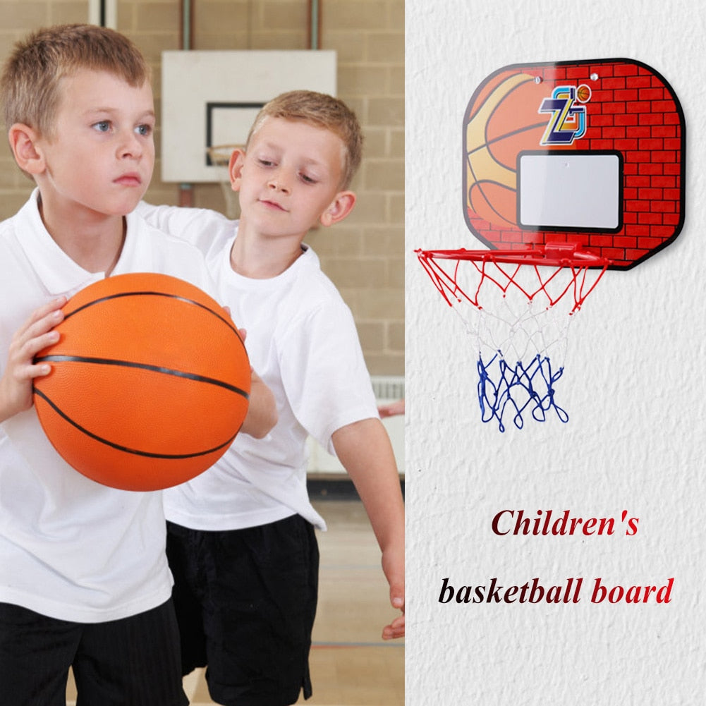 Plastic Basketball Backboard Hoop for Children Kids Set Wall Suction Board Indoor Game Mini Sports Toy Boys Gifts