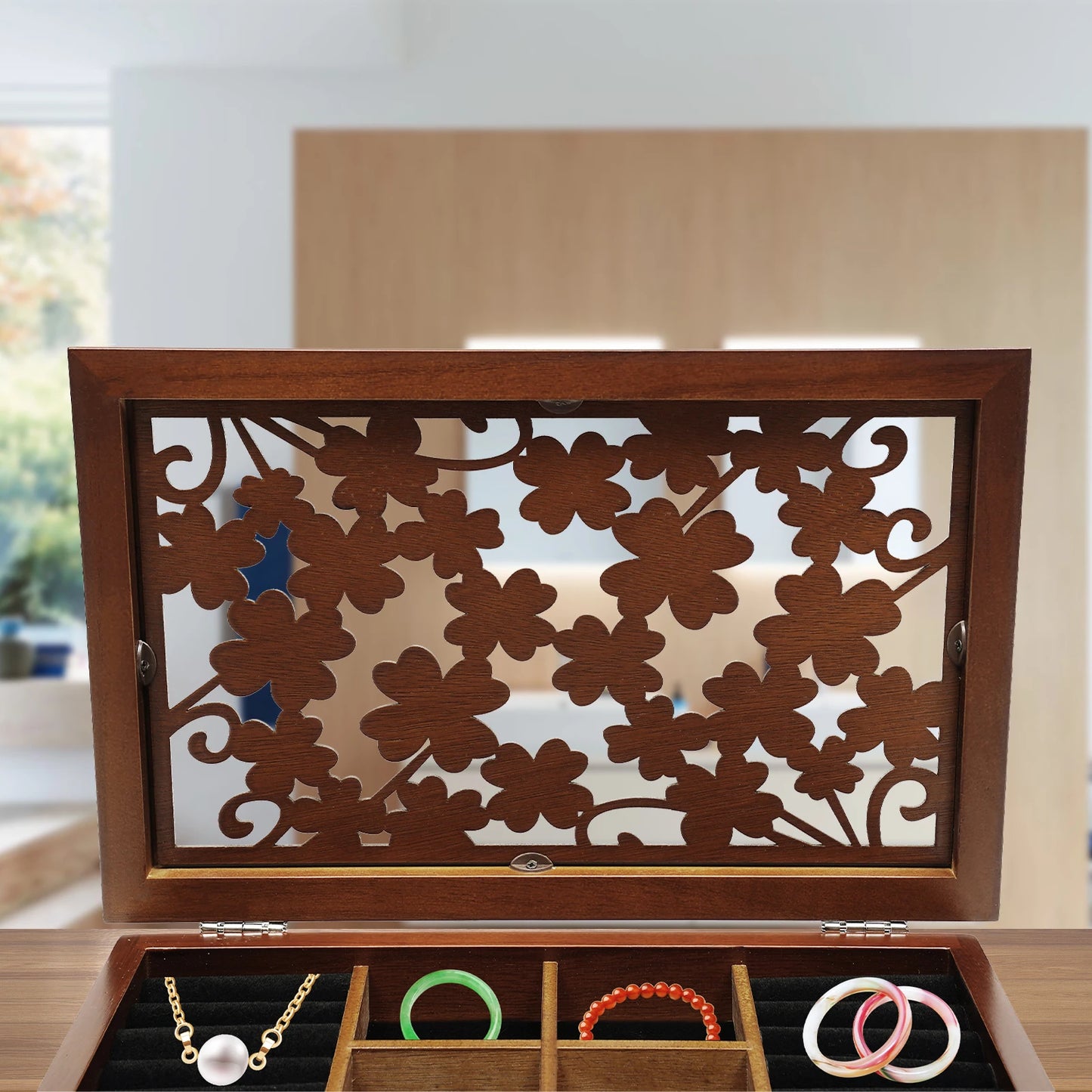 Elegant Storage 6 Drawers Jewelry Storage Box