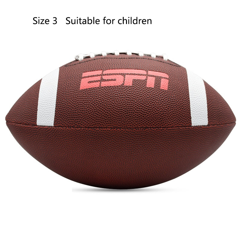 New American football soccer rugby association football footy ball Standard size 9 Sports football for men women children