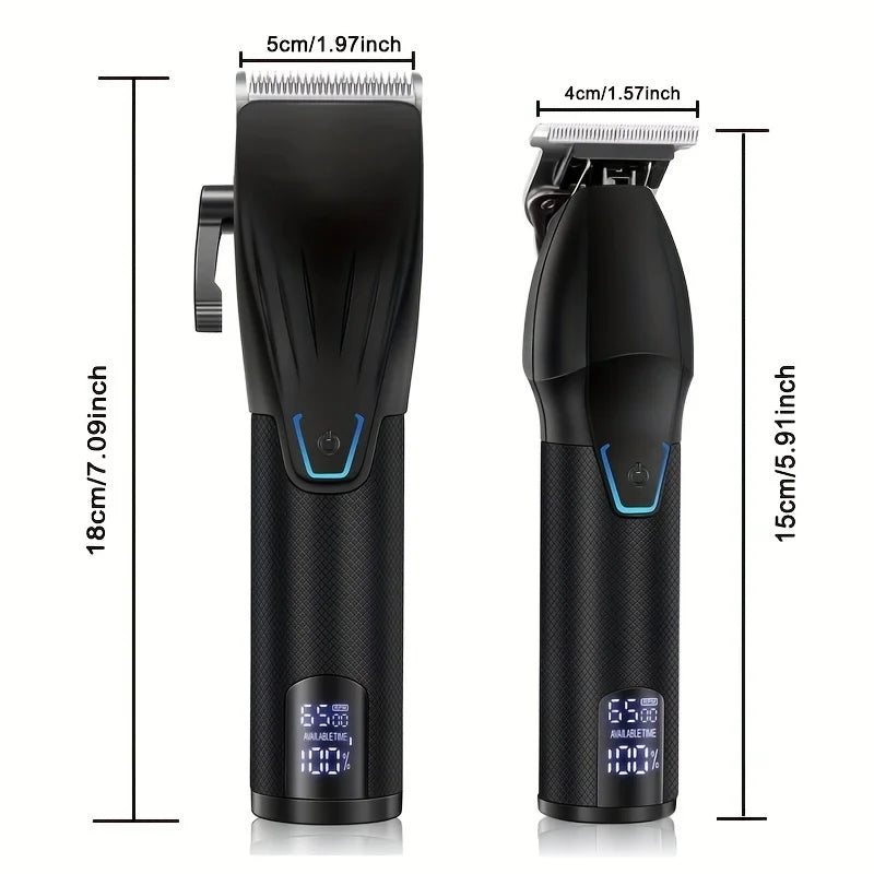 Professional Hair Clippers and Trimmer Kit