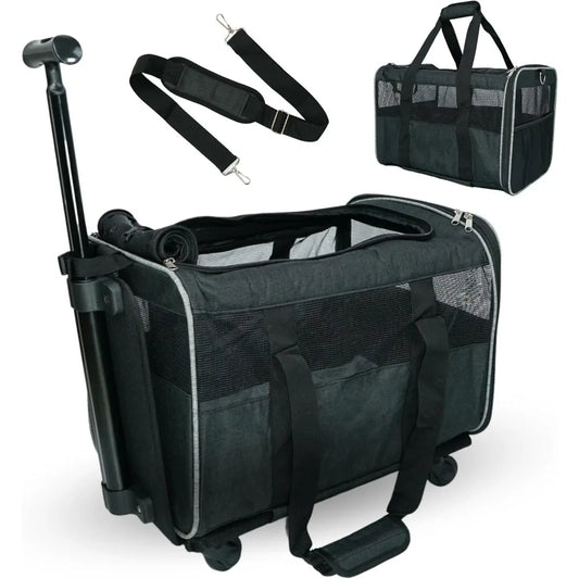 Pet Carrier with Wheels – Airline Approved