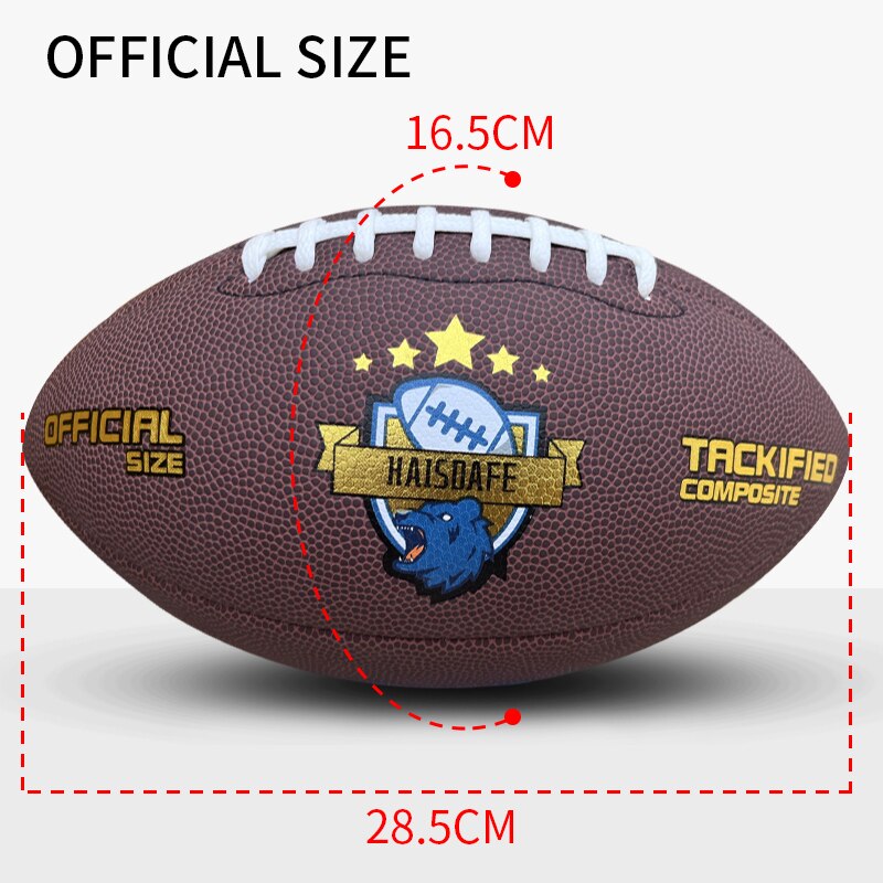 2023 American Football Rugby Ball Size Official Size Junior Football Training Practice Team Sports Rugby Football