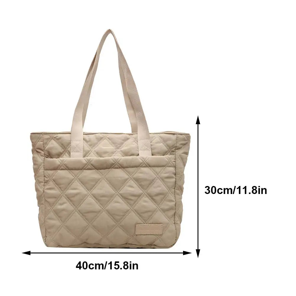 Quilted Women's Handbag Diamond Lattice