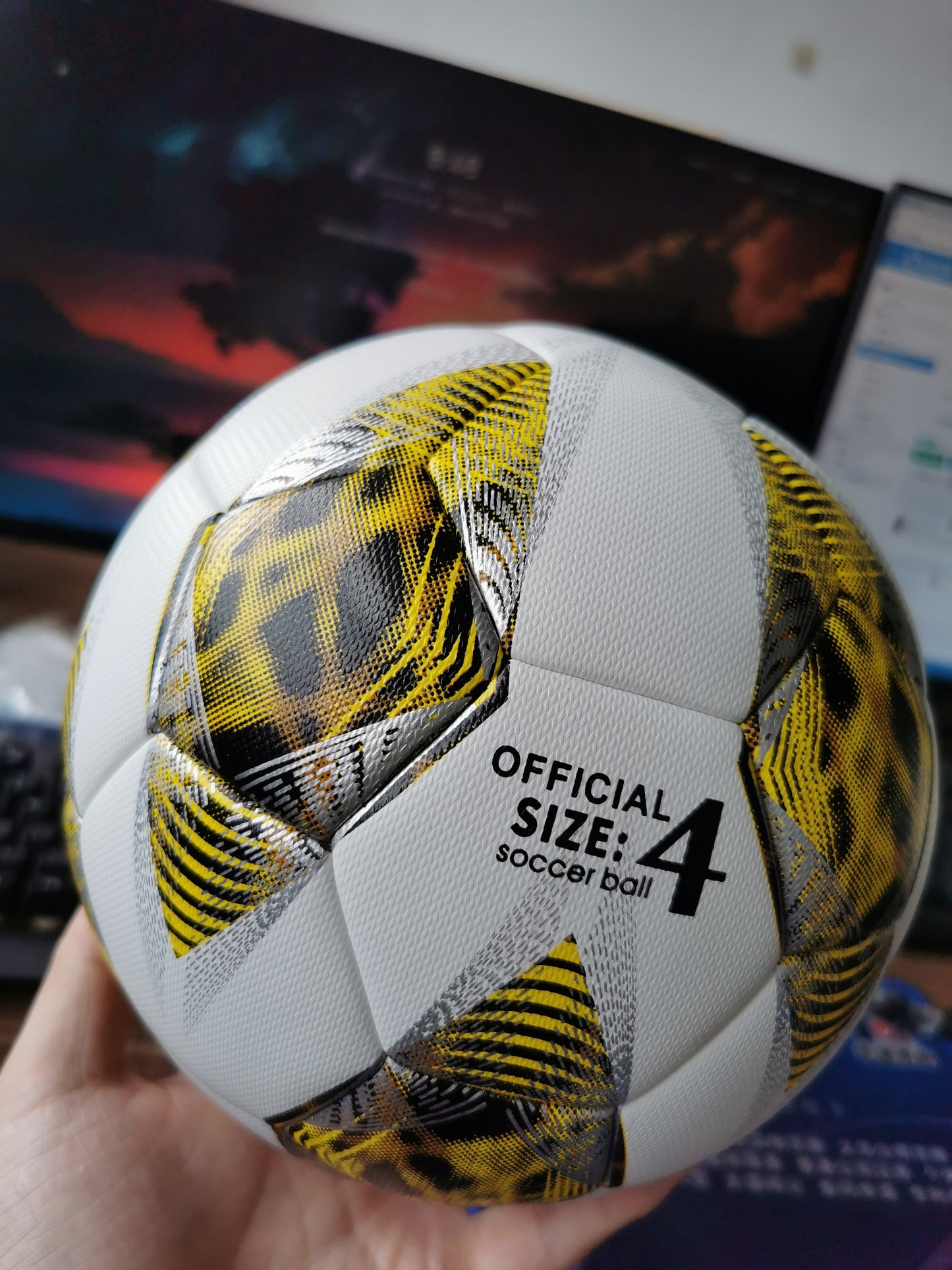 Molten Football Superior Function and Design Ultimate Ball Visibility, for Adults & Kids, Indoor Outdoor SIZE 5 Quality Football