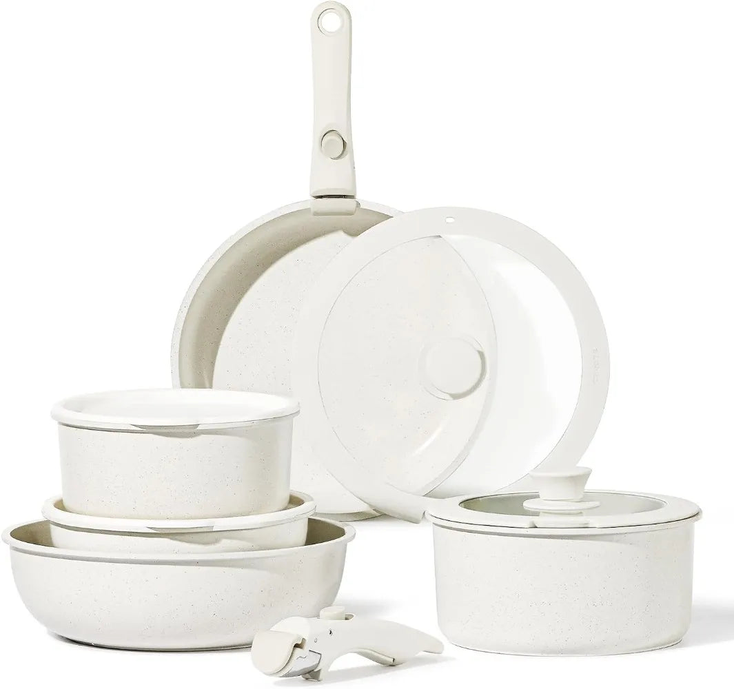 CAROTE 11pcs Set, Nonstick Cookware