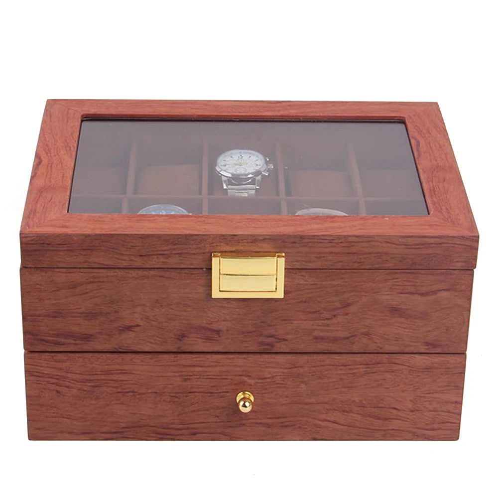 20  Wooden Watches Display Box