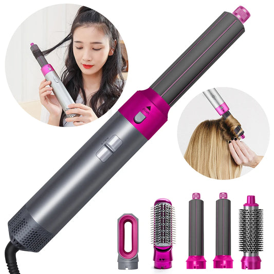 5 in 1 Hair Curlers Hot Comb Waver Styler Professional