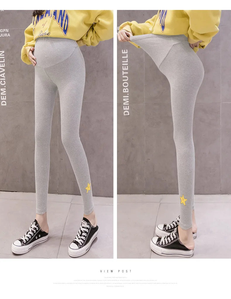 High-Waist  Design Maternity Leggings