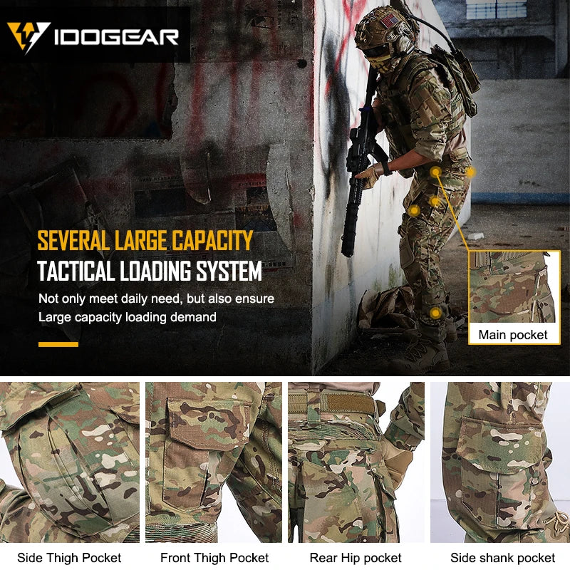 IDOGEAR G3 Combat Pants with Knee Pads