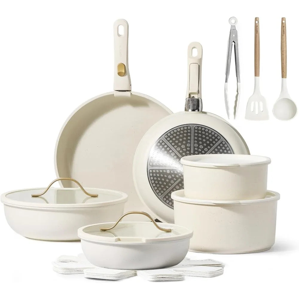 Tableware Pans Set Nonstick Cookware